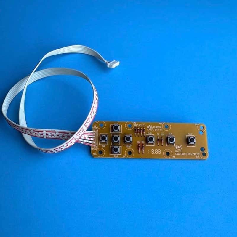 M-AUDIO KeyStation 61 MIDI Keyboard Part: Play Stop Button Switch Board PCB image 1