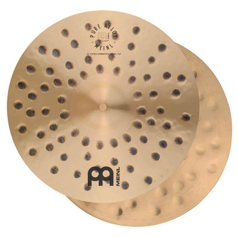 Meinl Meinl PA14EHH Pure Alloy HiHat 14" Extra Hammered - Ride Cymbal image 1