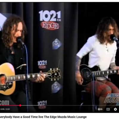 Gibson SJ-200 Artist Owned by THE DARKNESS Studio & Stage Played! Albums & Music Videos since Permission To Land! Custom Fishman Pickup SJ200 Dan & Justin Hawkins Acoustic Guitar image 10