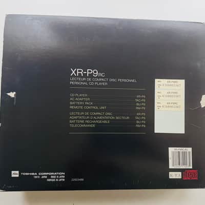 Vintage Toshiba XR-P9 CD player 1986 mint in original box w/accessories image 2
