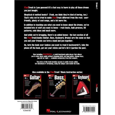 FastTrack Drums Method Book 1, Paperback image 2