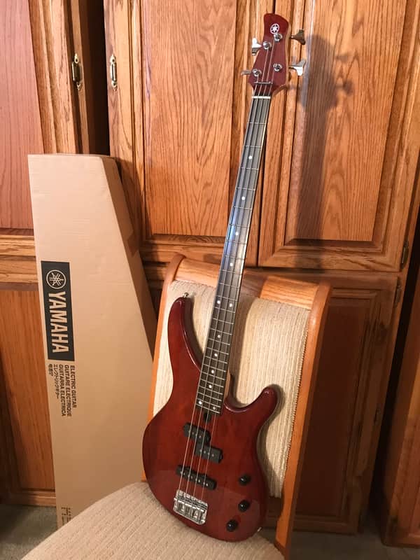 Yamaha TRBX174EW 4-string Bass 2010s - Root Beer image 1