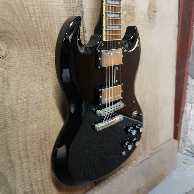 美品 BURNY 2006 RSG-50-63 SG Model Black Burny RSG-55 '63 Black SG Electric Guitar | Reverb