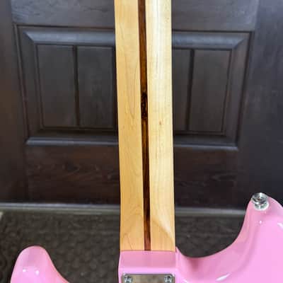 2009 Squier Hello Kitty Stratocaster Pink image 5