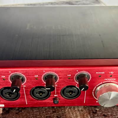 Focusrite Clarett+ 4Pre USB-C Audio Interface 2021 - Present - Red image 6
