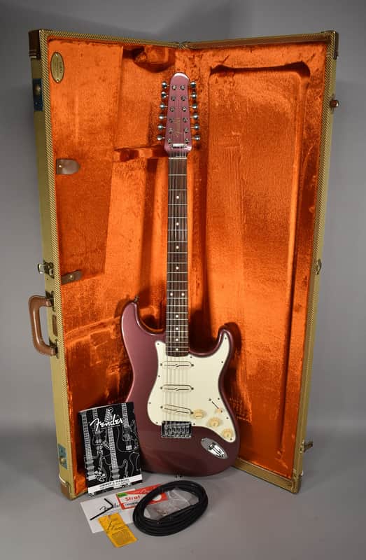 2007 Fender Japan Stratocaster XII 12-String Burgundy Mist Metallic CIJ w/OHSC image 1