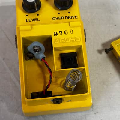 Boss OD-1 Over Drive Metal Screw JRC 4558D CHIP Made in Japan image 8