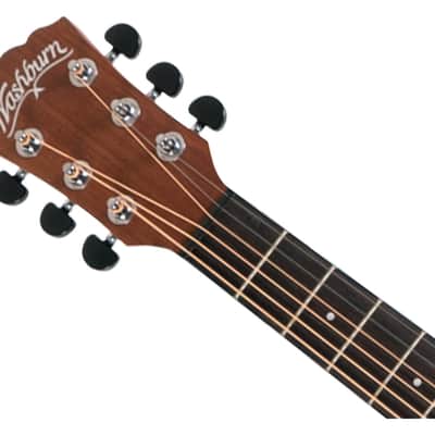 Washburn Apprentice G-Mini 5 Acoustic Guitar - Black Matte AGM5BMK image 4