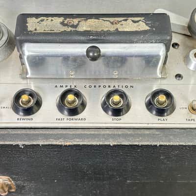 Ampex 350 / 351 Reel To Reel Transport Magnetic Tape Recorder w/ Original Case image 3