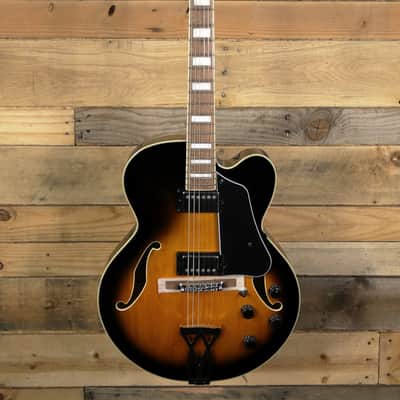 Ibanez AF75 Hollowbody Guitar Vintage  Sunburst image 4
