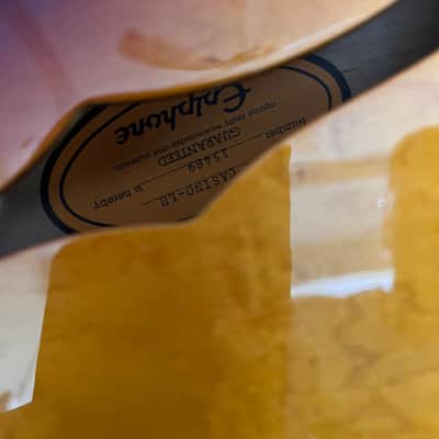 RARE Left-handed 1991 Japan Epiphone Casino Terada Factory image 9