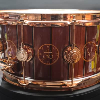 DW Neil Peart 6.5”x14” TIME MACHINE ICON Snare Drum No.198/250 BONUS TM Display Head !!! image 5