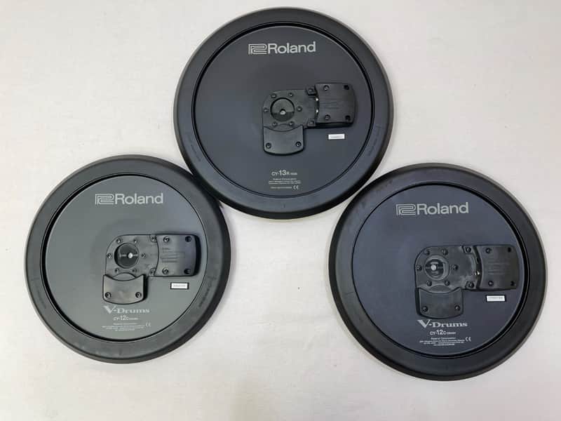 Roland THREE CY12C + CY13R Crash Ride V-Drum Cymbal PACKAGE CY-12C