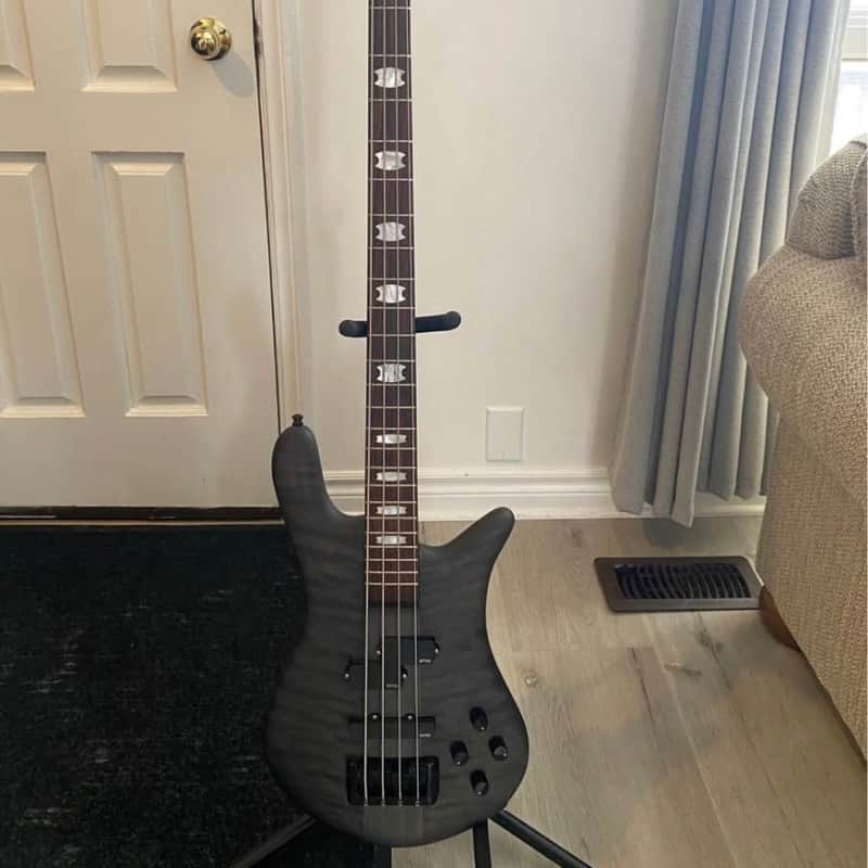 2020 – Present Spector Euro 4 LX Trans Black Stain Matte