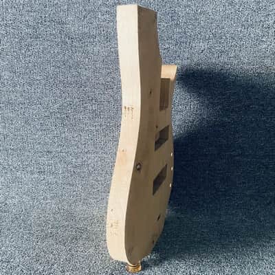 Solid Basswood Bass Guitar Unfinished DIY Project Body image 8