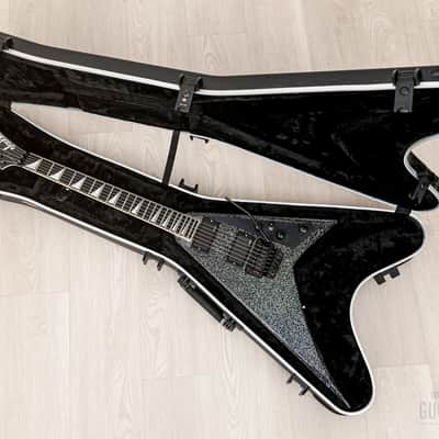 1994 Jackson USA Randy Rhoads RR1 Flying V Holoflake w/ EMG, Case image 15