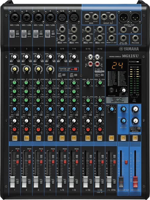 Yamaha MG12XU 12-Channel Analog Mixer w/ Effects image 1