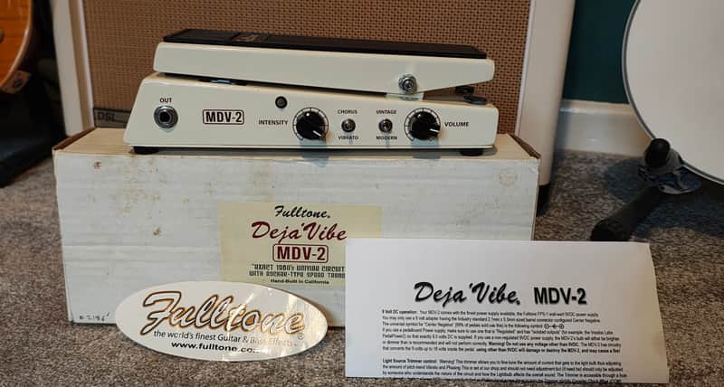 Fulltone Mini Deja Vibe MDV-2 2010 - White image 1