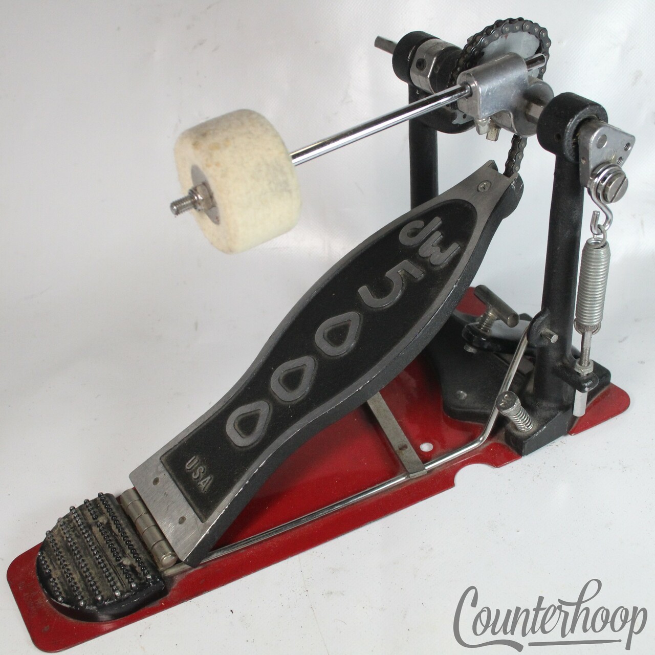 DW 5000 Bass Drum Workshop Pedal Chain Drive USA-Made Single Kick — main photograph