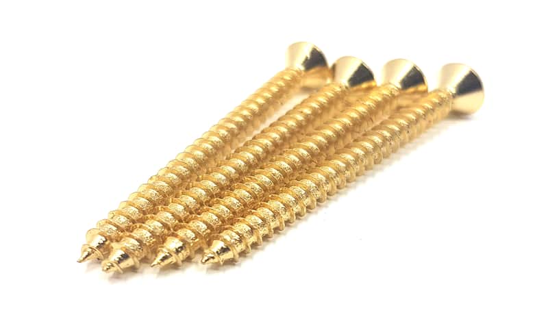 Brio Neck Plate Attachment Screws Pack of 4 Gold image 1