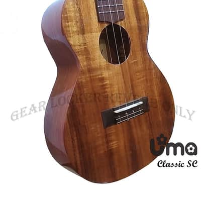 Uma Taiwan Classic SC All Solid Acacia Koa concert ukulele with gloss image 1