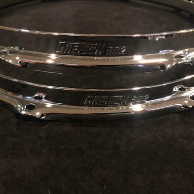 Gretsch 14" 302 Double Flange Snare Drum Hoops Top & Bottom 8-Lug image 2