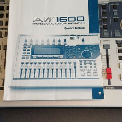 Yamaha AW1600 Professional Audio Workstation 16-Track Digital Recorder 2000s - Silver image 5