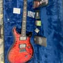 PRS Custom 24 Wood Library 2023 - Blood Orange Smokeburst