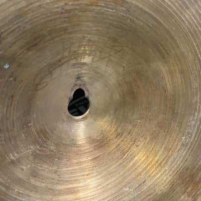 K. Zildjian 18" New Stamp Crash Cymbal w/ Rivets 1582 gr. Video DEMO image 9