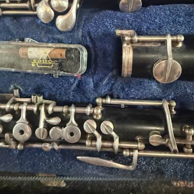 Larilee brand wood Oboe with case. Made in France image 3