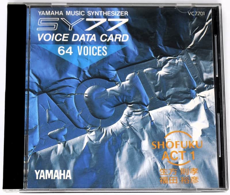 Yamaha SY77 TG77 Shofuku Act 1 PCM Data Rom Card For Yamaha SY77 & Yamaha TG77 image 1