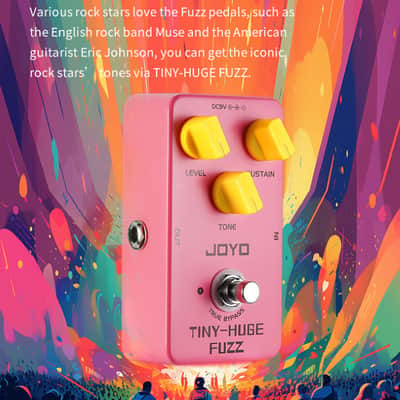 Joyo JF-26 Tiny-huge Fuzz Guitar-Bass Effect Pedal with Level/Tone/Sustain Control image 16