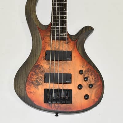 Schecter Riot-5 Electric Bass Satin Inferno Burst B-Stock 1379 image 2