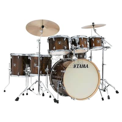 Tama Superstar Classic 7pc Drum Set Gloss Java Lacebark Pine