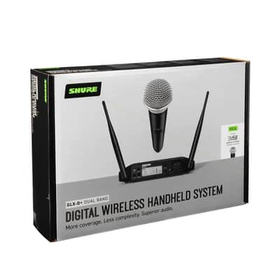 Shure GLXD24+/SM58 Digital Wireless SM58 Handheld Microphone System, Z3 2.4, 5.8 image 5