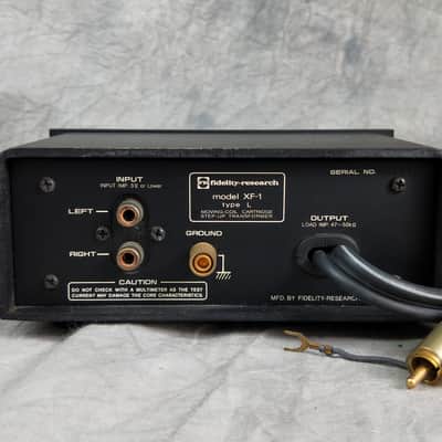 Fidelity research XF-1 Type L MC Step-up Transformer High Definition Ring Core In Excellent image 8