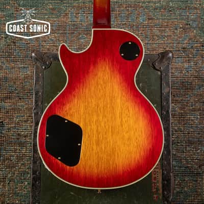 1991 Burny RLC-70 Les Paul Custom Cherry Burst made in Japan image 8