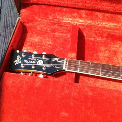 1966 Mosrite Ventures Model MK 1 Sunburst vintage with original case image 2
