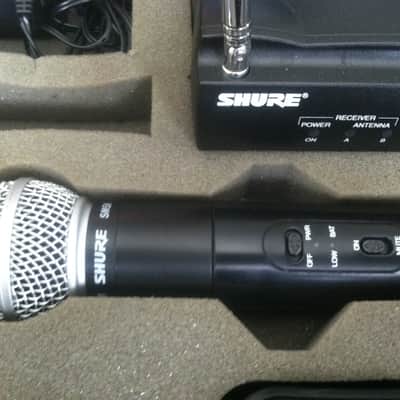 Shure SM 58 Wireless T2 Vocal Artist Transmitter with T4N Diversity Receiver 2000's Black image 3