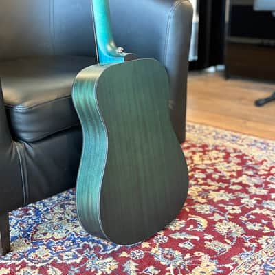 Jay Turser JTA53 3/4 Acoustic Guitar - Blackwood Fingerboard, Satin Blue image 7