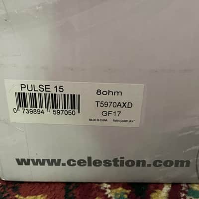 Celestion T5970 Pulse 15" 400-Watt Replacement Bass Speaker - 8 Ohm 2010s - Black image 7