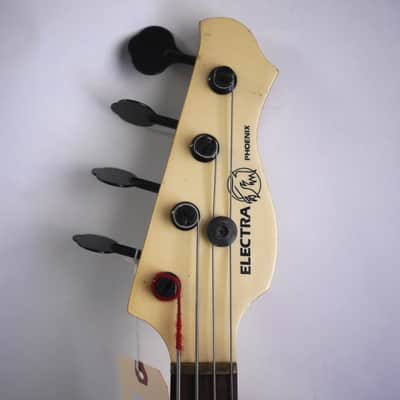 Electra Pheonix Electric Bass X635 1980s Cream image 4