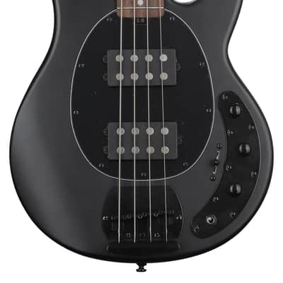 Sterling By Music Man StingRay RAY4HH Bass Guitar - Stealth Black image 1