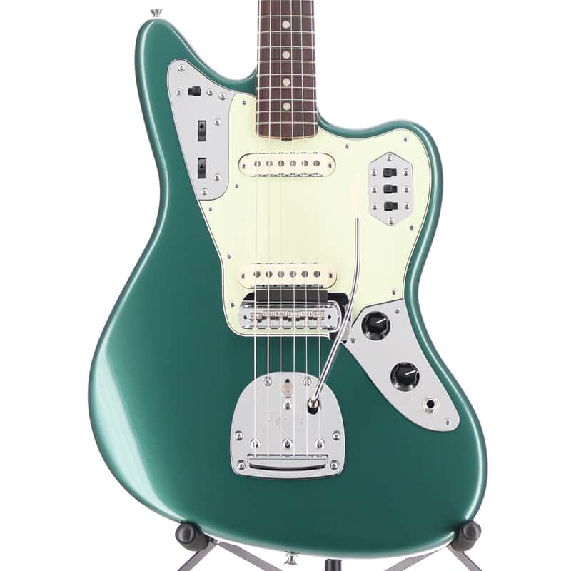 Fender Certified Pre-Owned Vintera III Mid '60s Jaguar, Rosewood Fingerboard, Sherwood Green Metallic (R1)(453612) (45362) image 1