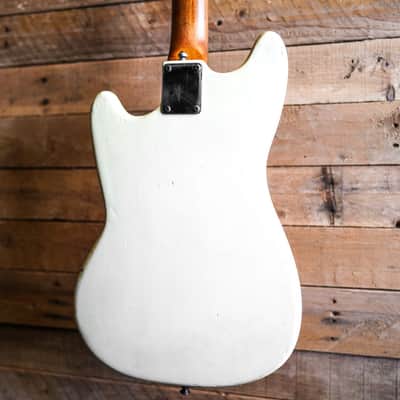 1965 Fender Musicmaster II in Olympic White image 6