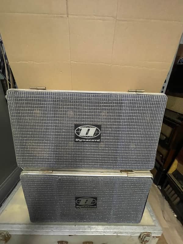 2 x Dynacord Mosquito 1968 Silver speaker vintage pa Beatles image 1