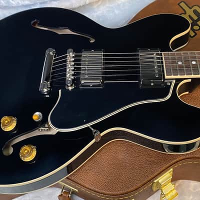 NEW ! Gibson ES-335 50s Semi-Hollowbody Electric Guitar - Ebony - Authorized Dealer - 8 lbs - G07034 image 3