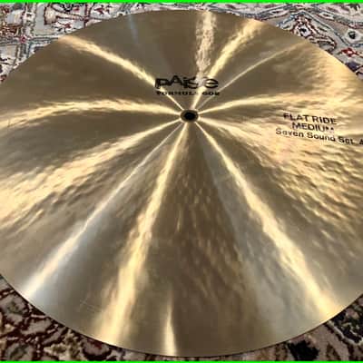 Paiste Formula 602 18" Flat Ride Medium Seven Sound Set 4 RARE 1970s MADE/FINISHED IN WEST GERMANY! 1732g image 5