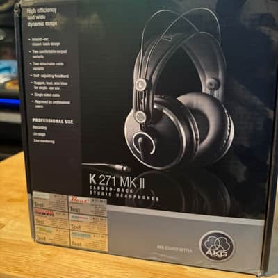 AKG AKG K 271 MKII Closed Back Headphones with upgraded Pads + original pads. image 5