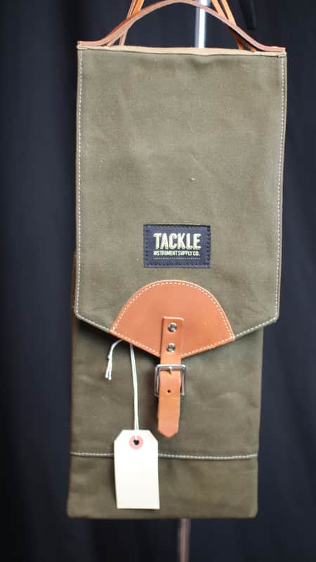 Tackle Instrument Supply Co. Waxed Canvas Compact Drum Stick Bag (Forest Green) image 1